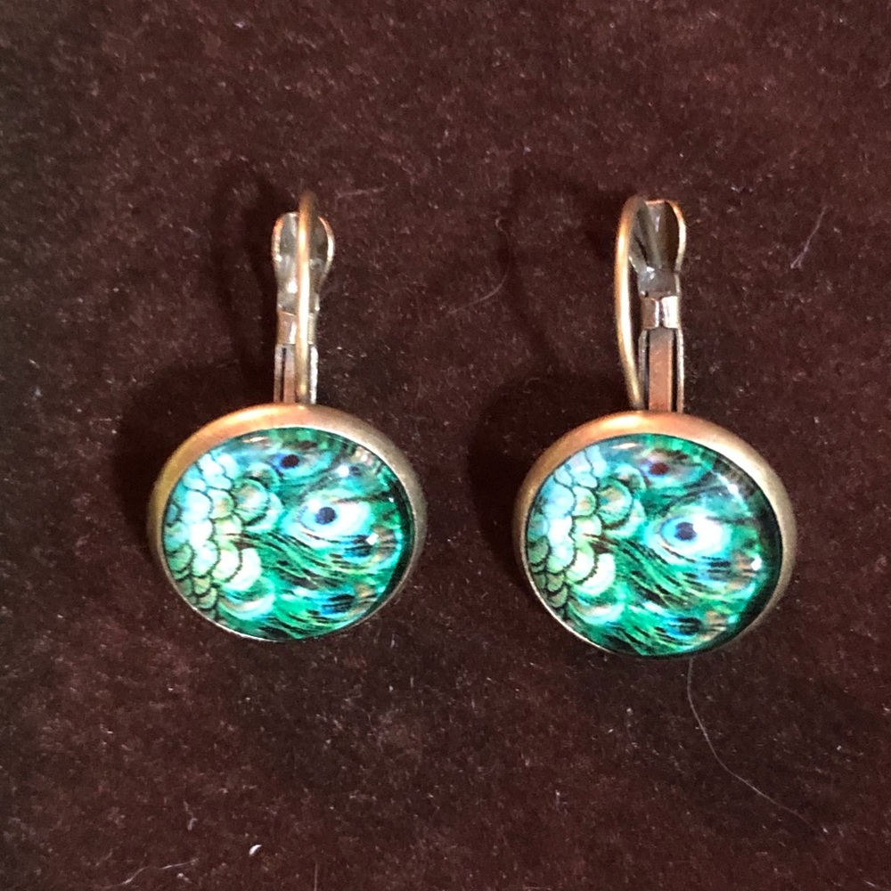 Peacock Earrings